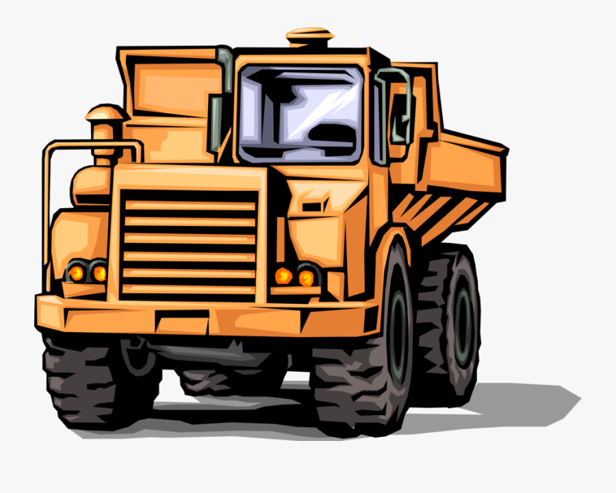 Transparent Cartoon Dump Truck Clipart - Transparent Dump Truck Cartoon Png, Transparent Clipart