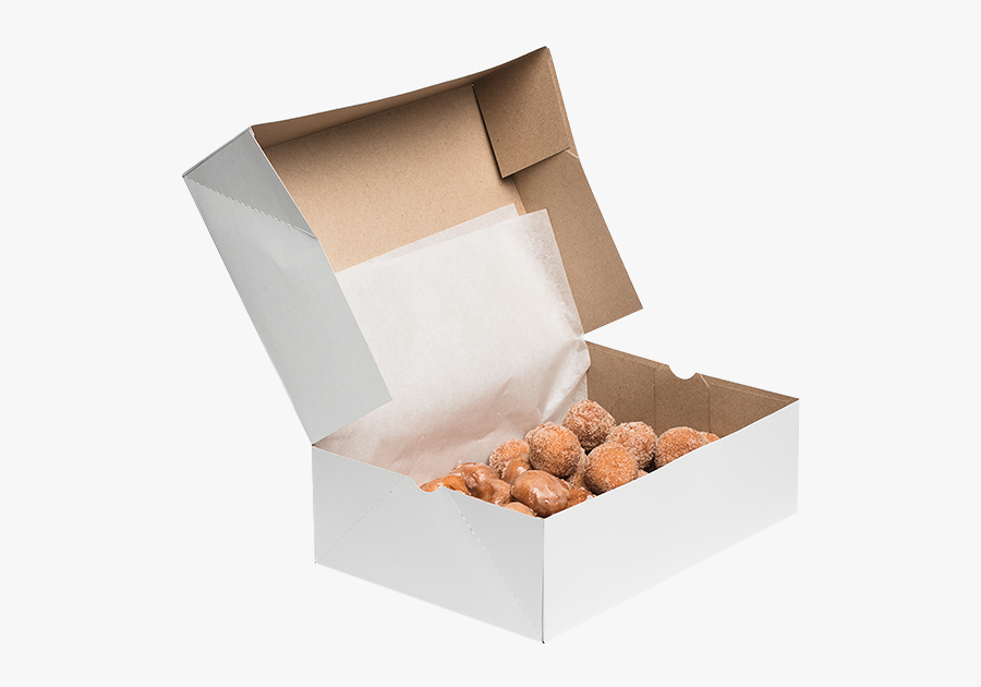 Donut Hole Box Cardigan Donuts - Clipart Box Of Donut, Transparent Clipart