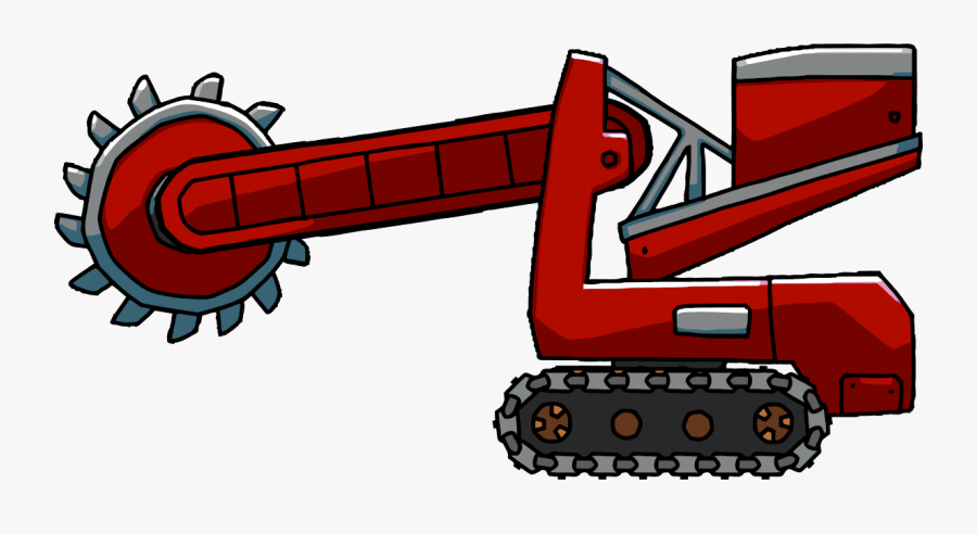 Png Library Download Bucket Wheel Excavator Scribblenauts - Bucket Wheel Excavator Png, Transparent Clipart