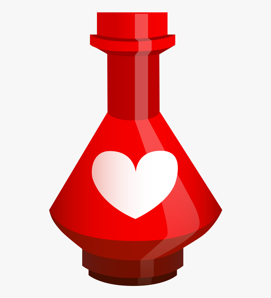 Health Potion Is A Potion That Can Be Used To Heal - Glass Bottle, Transparent Clipart