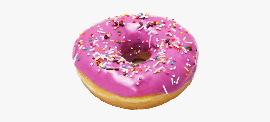 Donut Doughnut Images Free - Пончик С Розовой Глазурью, Transparent Clipart