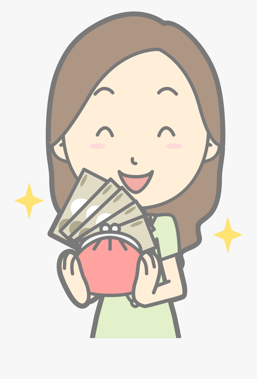 Transparent Cheek Clipart - Rich Girl Clipart, Transparent Clipart