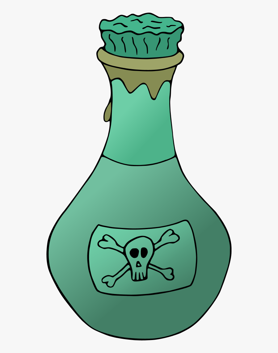 Poison Bottle Vector Clip - Poison Bottle Clip Art, Transparent Clipart