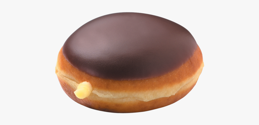Donut With Custard Filling, Transparent Clipart