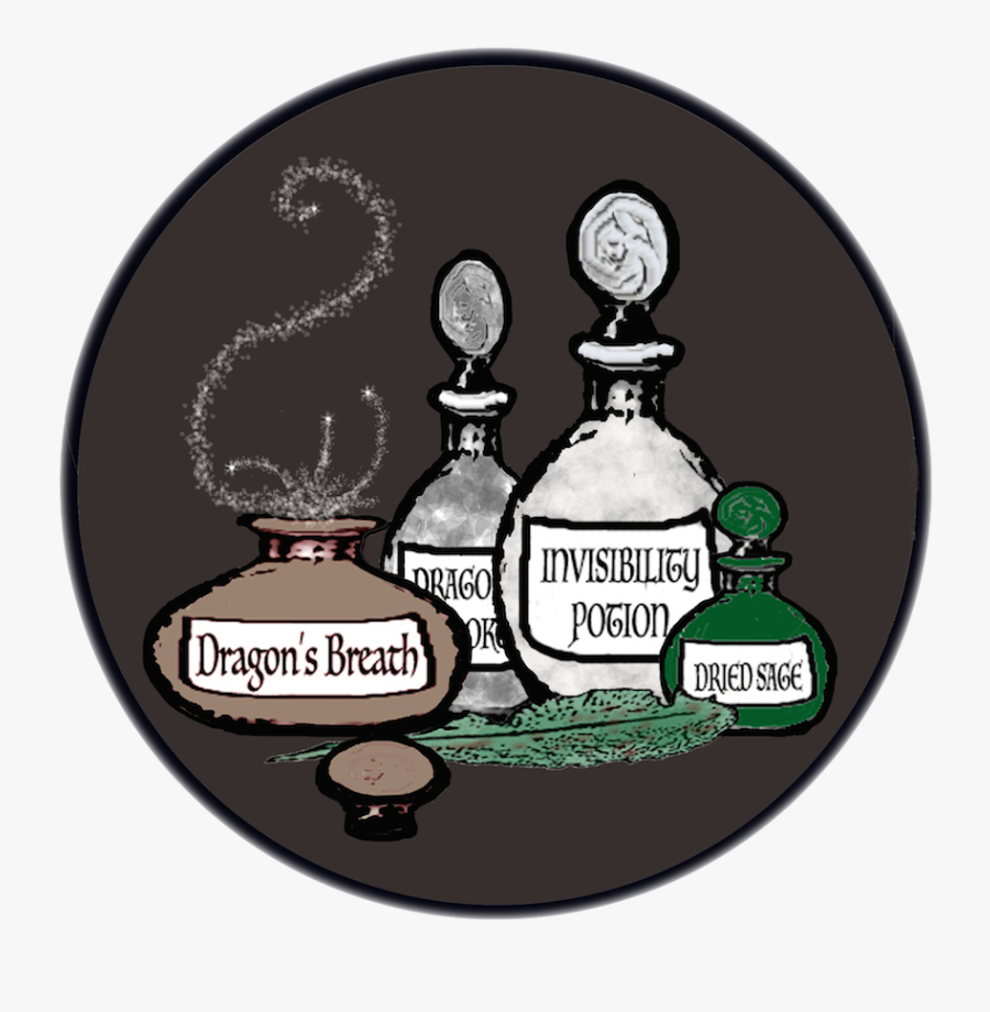 Transparent Potion Bottle Png - Illustration, Transparent Clipart