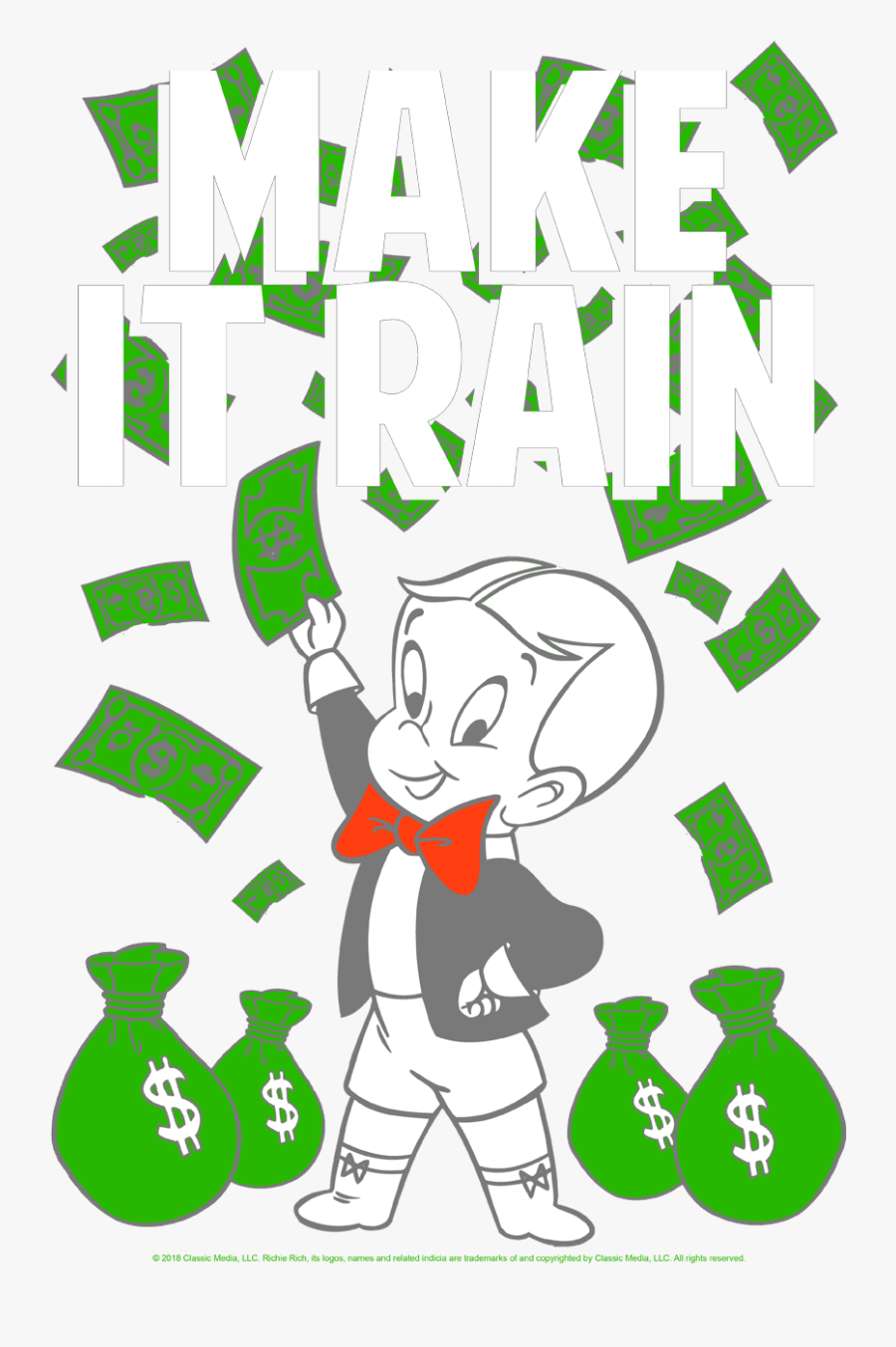 Richie Rich Make It Rain, Transparent Clipart