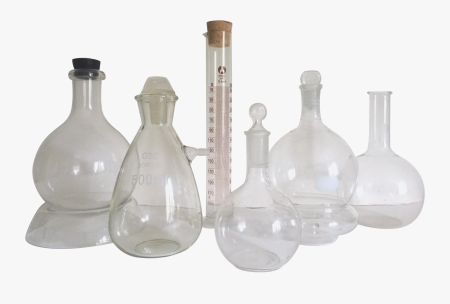 Vintage Mid Century - Potions Bottle, Transparent Clipart