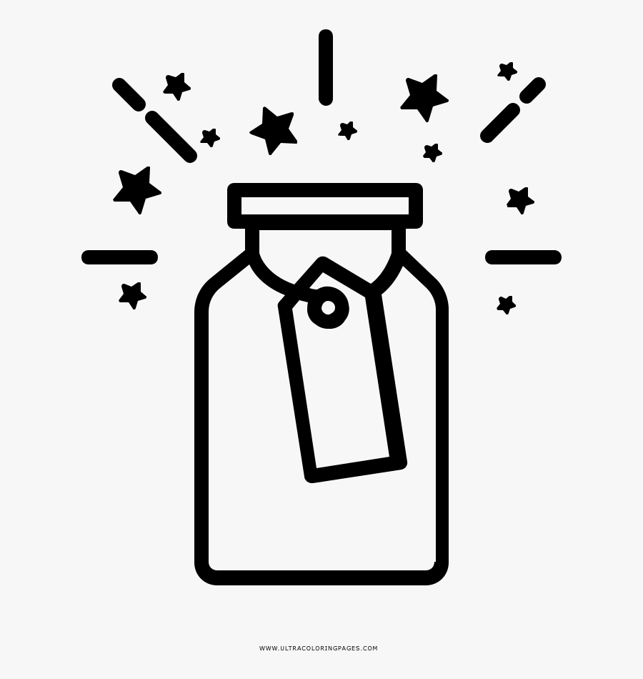 Love Potion Coloring Page - Venezuela Flag Stars Png, Transparent Clipart