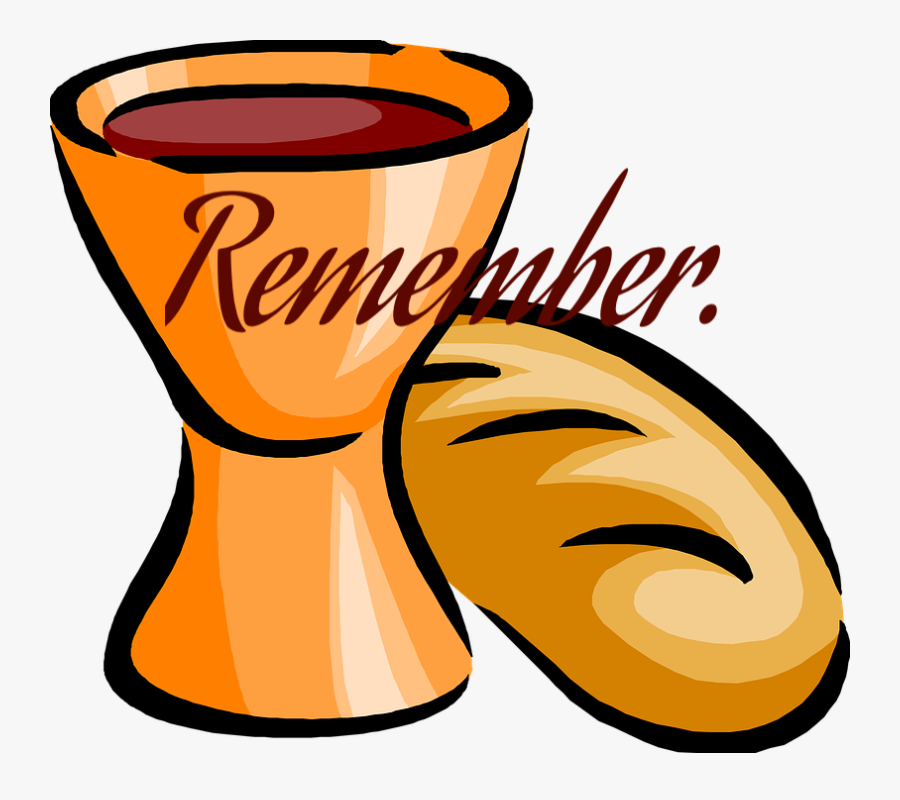 Communion Bread And Wine, Transparent Clipart