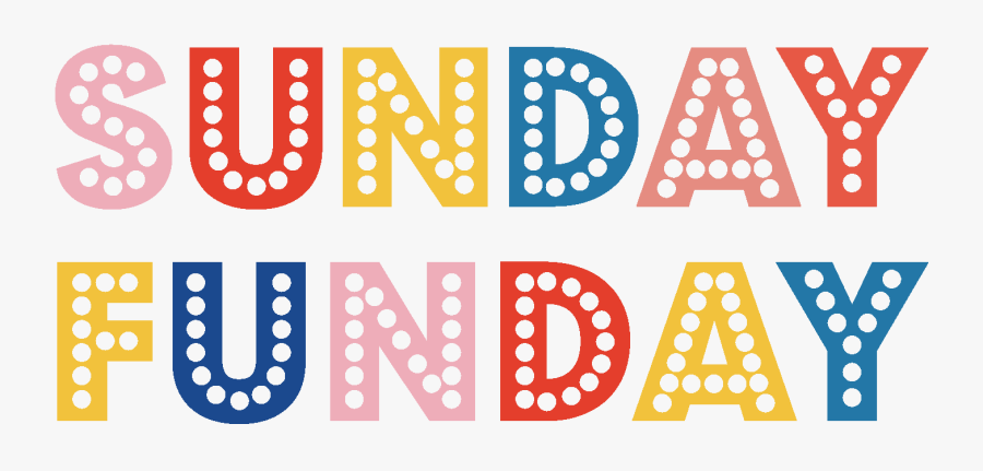Sunday Funday - Emblem, Transparent Clipart