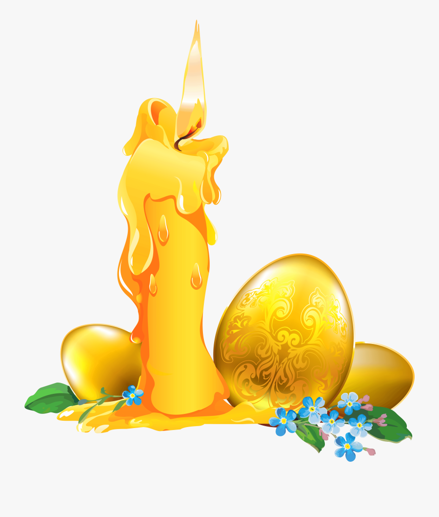 Crafts Clipart Knit - Easter Bunny With Golden Eggs, Transparent Clipart