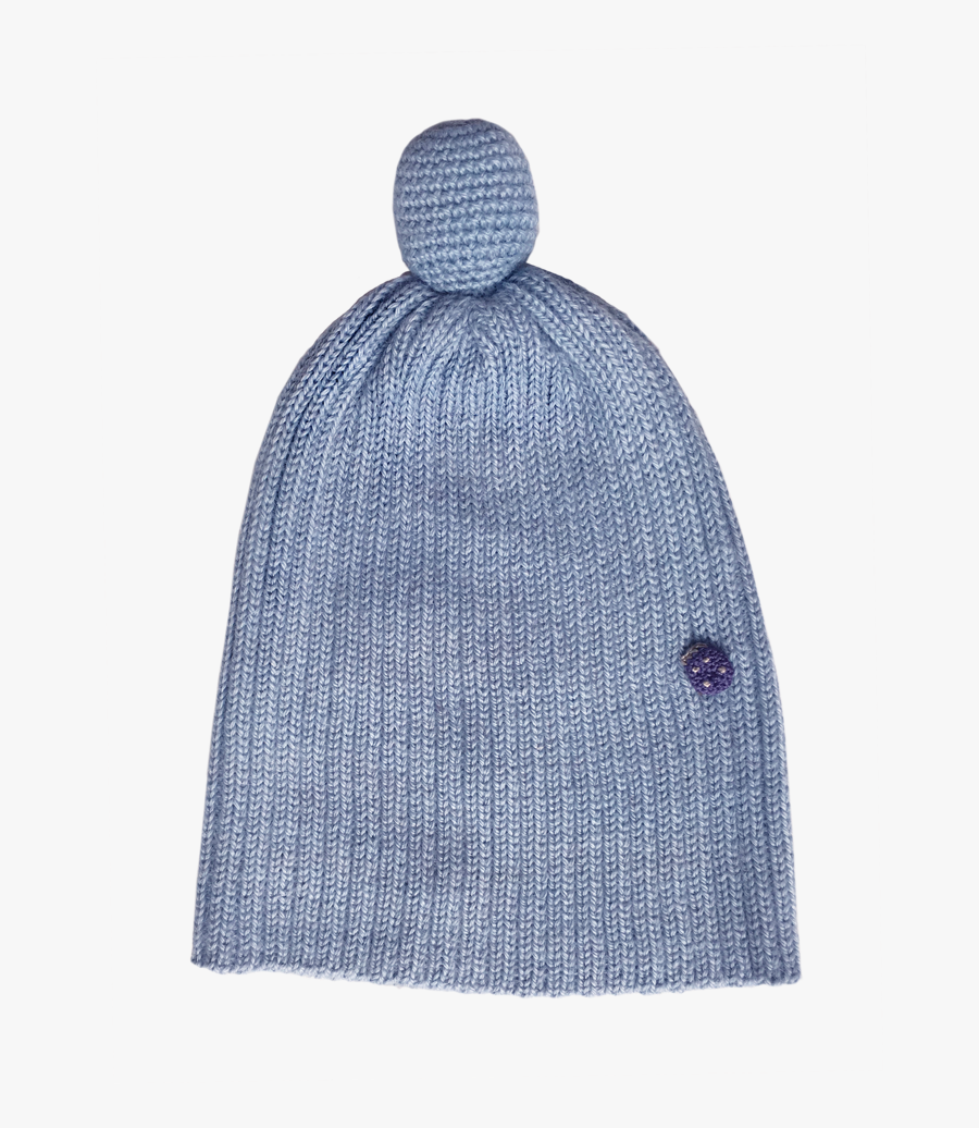 Pompom Hat Water By Esencia - Knit Cap, Transparent Clipart