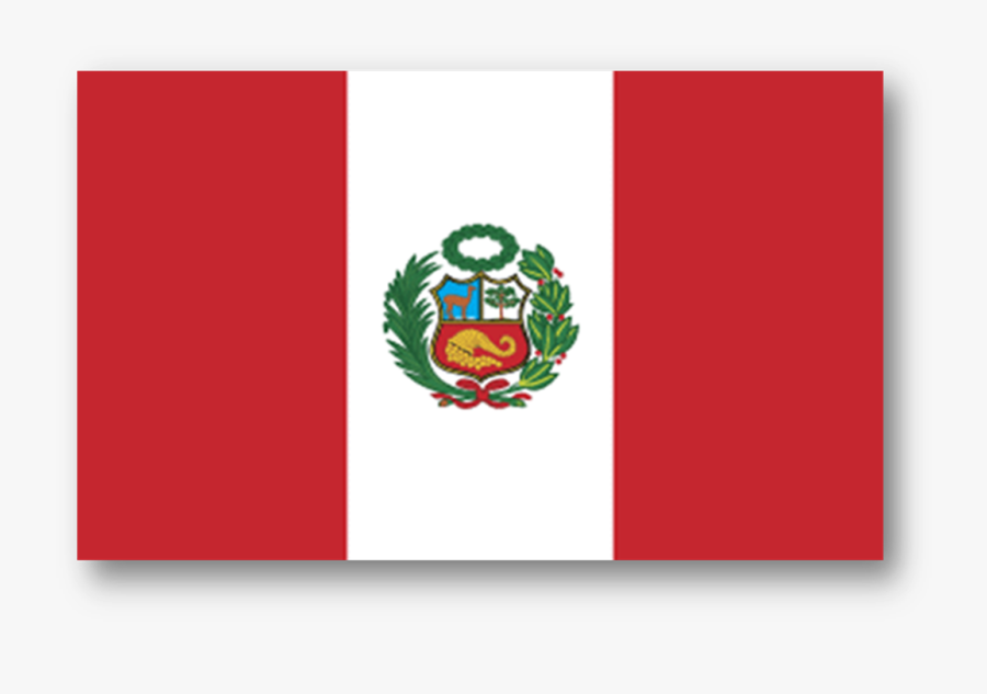 Wavy American Flag Vector Tattoo - Peru Spanish Speaking Countries, Transparent Clipart
