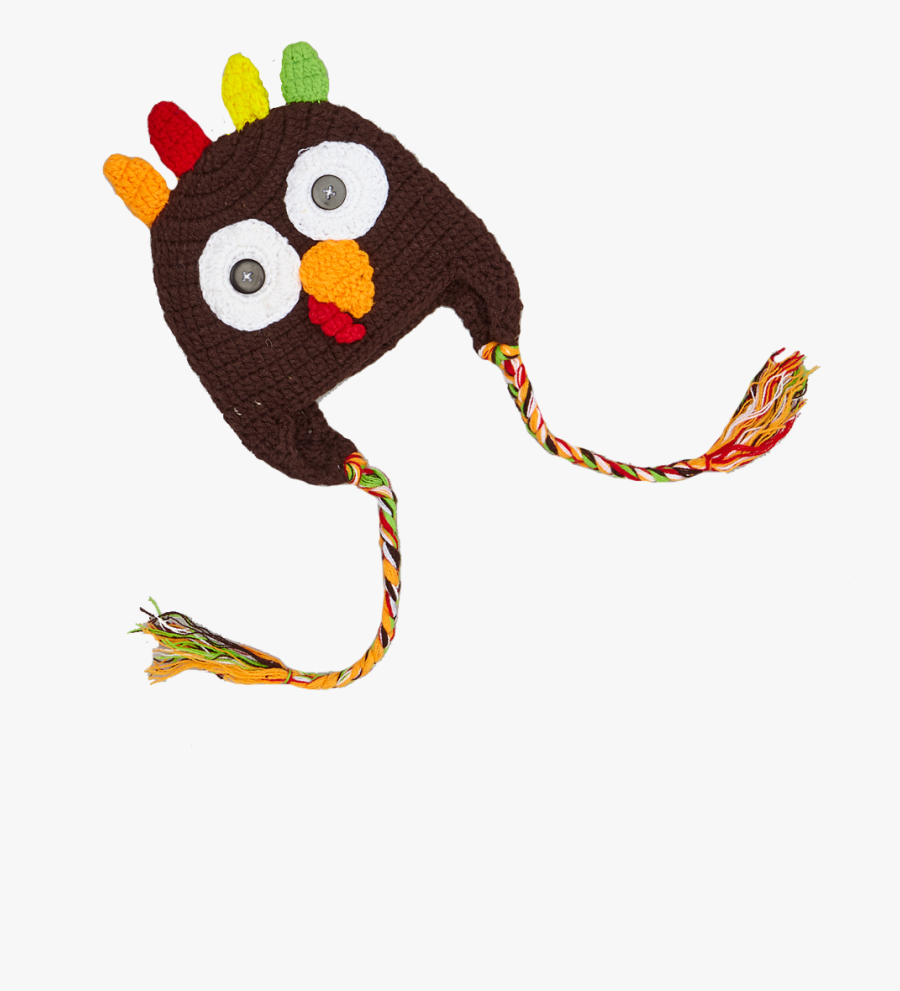 Turkey Thanksgiving Knit Hat - Cartoon, Transparent Clipart