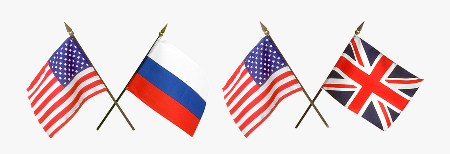 Flags, Russia, American Flag - Usa And Aus Flag, Transparent Clipart