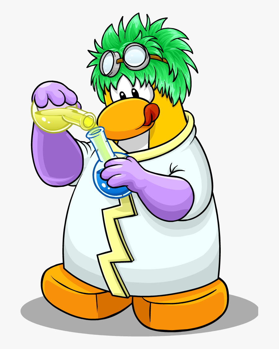 Scientist Png File - Club Penguin Penguin Scientist, Transparent Clipart