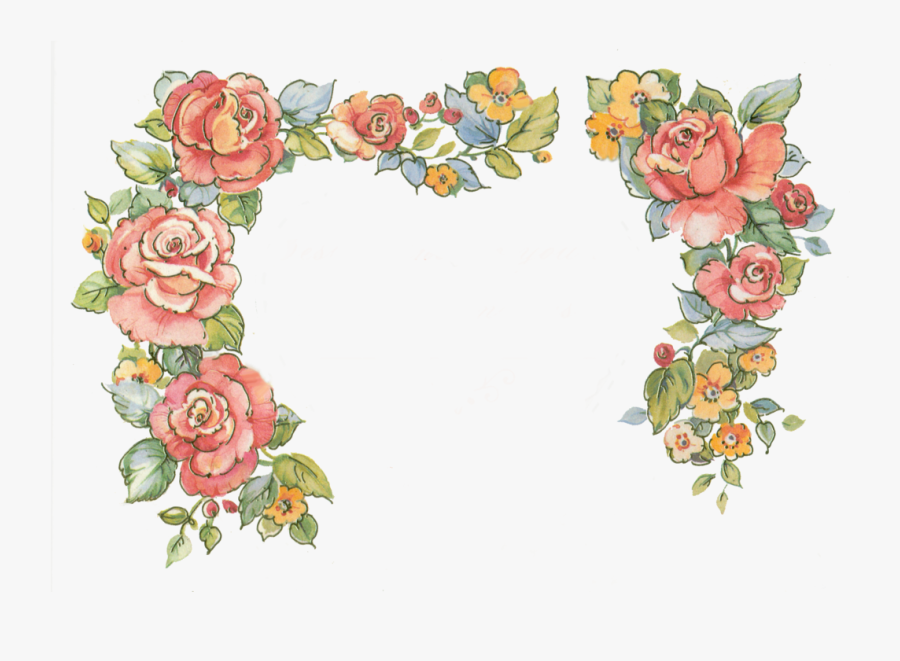 Transparent Tumblr Clipart Png - Floral Frame Oval Png, Transparent Clipart