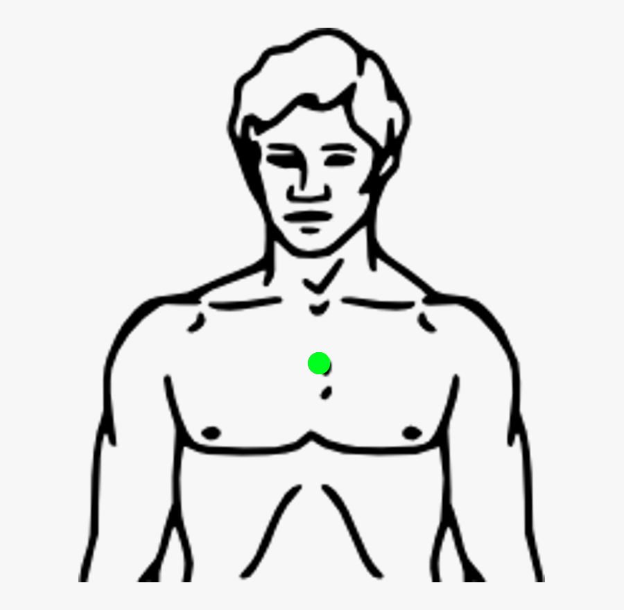 Body Part Chest Clipart - Sample Drawing For Neuro Exam, Transparent Clipart