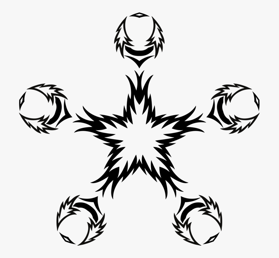 Transparent Nautical Clipart Png - 3 Star Tattoo On Chest, Transparent Clipart