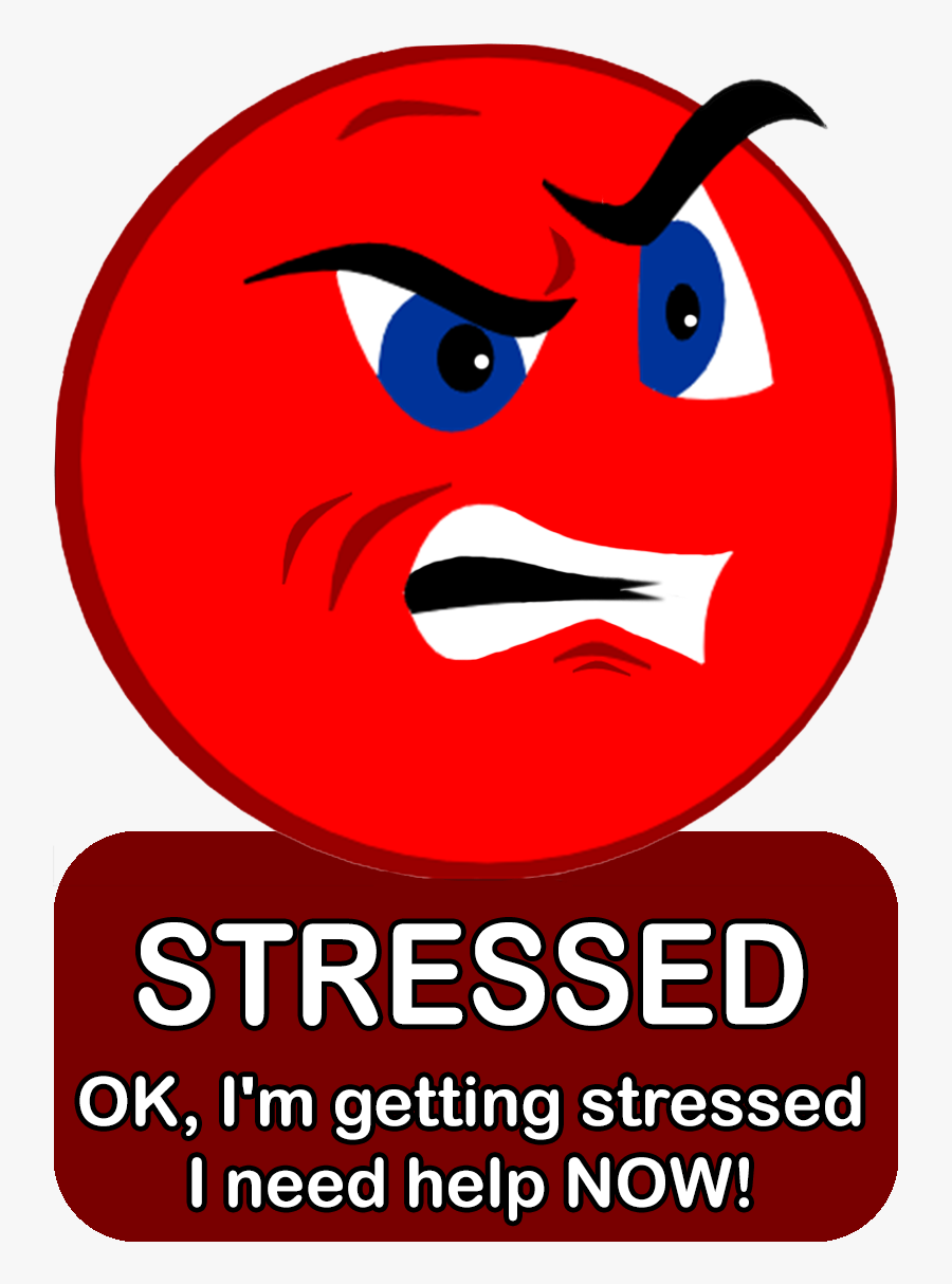 Emotion Faces For Kids - Stress Emosion, Transparent Clipart