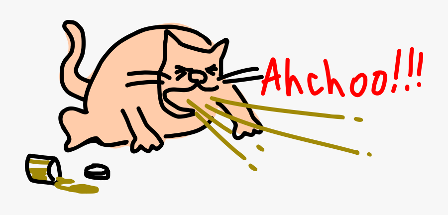 Sneeze Clipart Cartoon - Sneezing Clipart Gif, Transparent Clipart