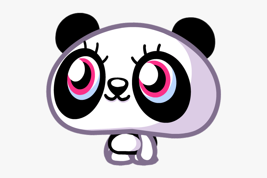Shishi The Sneezing Panda Looking To The Left - Moshi Monsters To Draw, Transparent Clipart