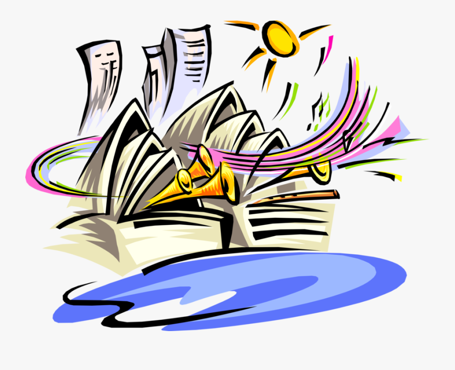 Sydney Opera House Clipart Png, Transparent Clipart