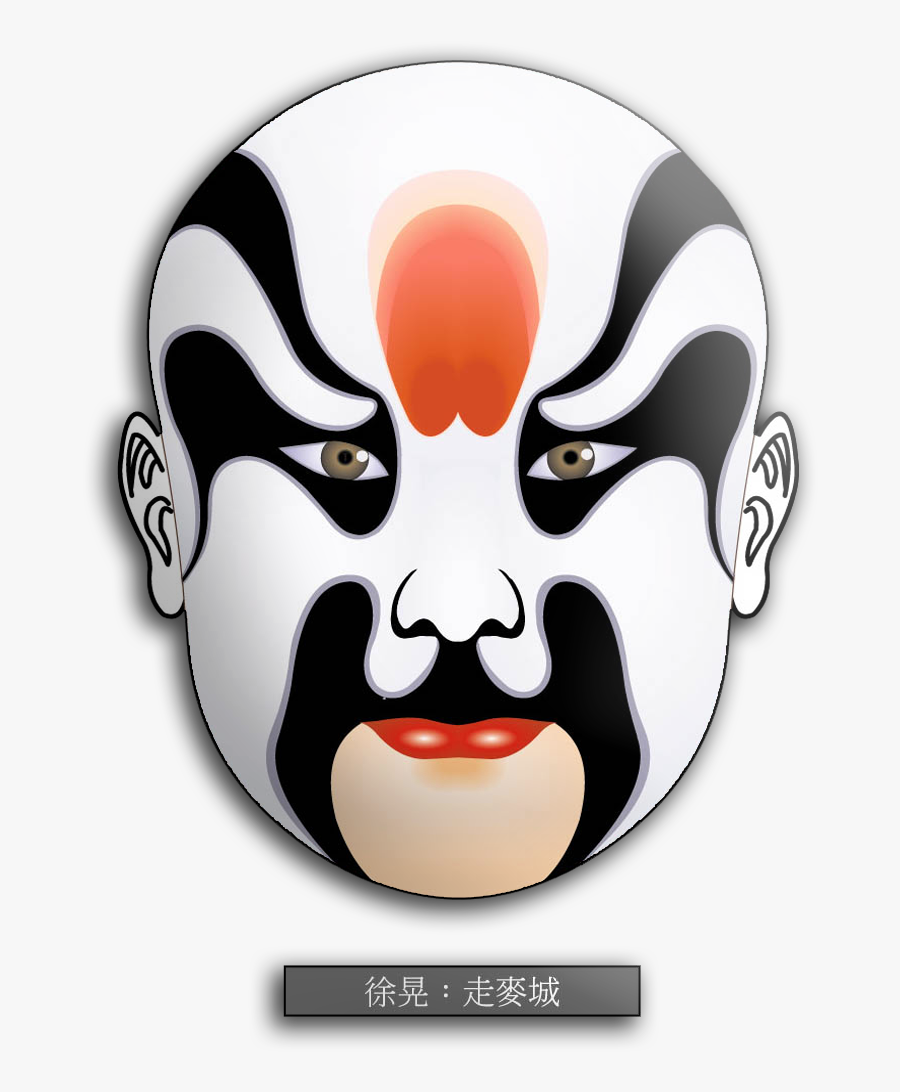 Transparent Mask Clipart - 京剧 脸谱 颜色, Transparent Clipart