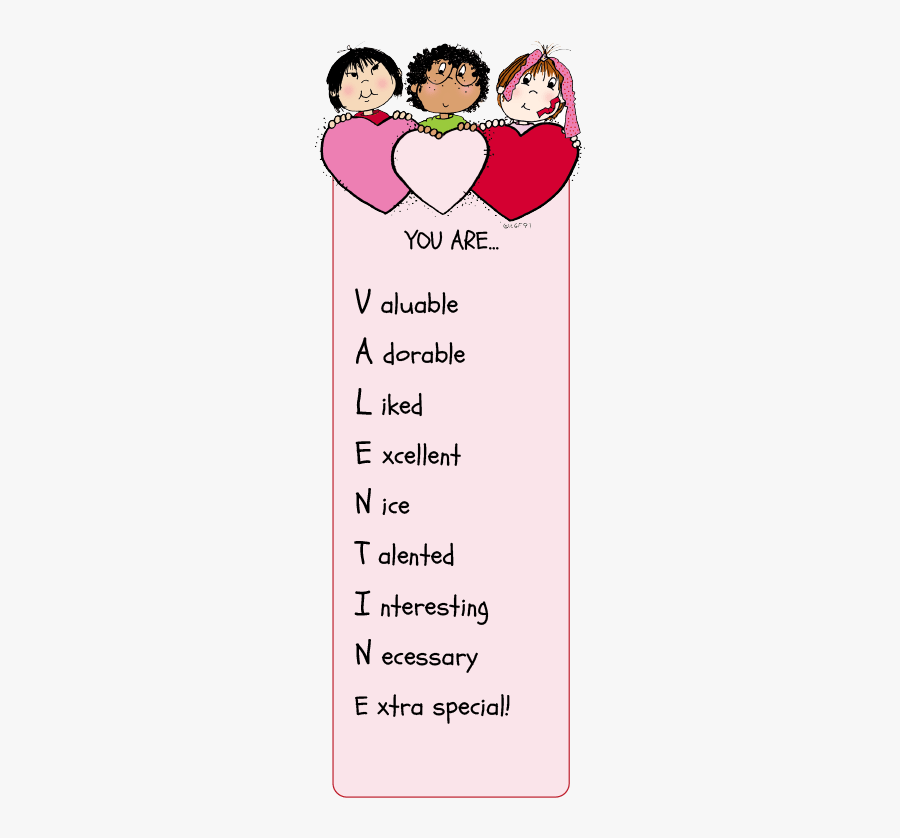 Look What You Can Do With Clip Art Valentine Bookmarks - Love, Transparent Clipart