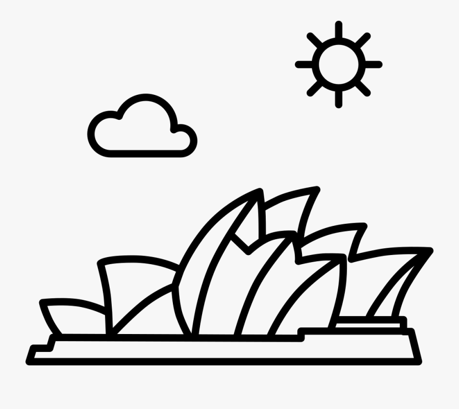 Australia Opera House Clipart - Draw Sydney Opera House, Transparent Clipart