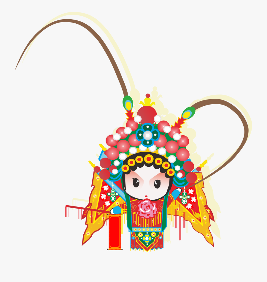 Banner Library China Drawing Opera - 粤劇 Q 版 人物, Transparent Clipart