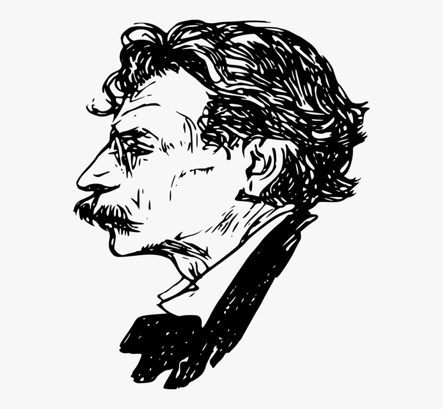 Art,monochrome Photography,facial Hair - Hans Pfitzner, Transparent Clipart