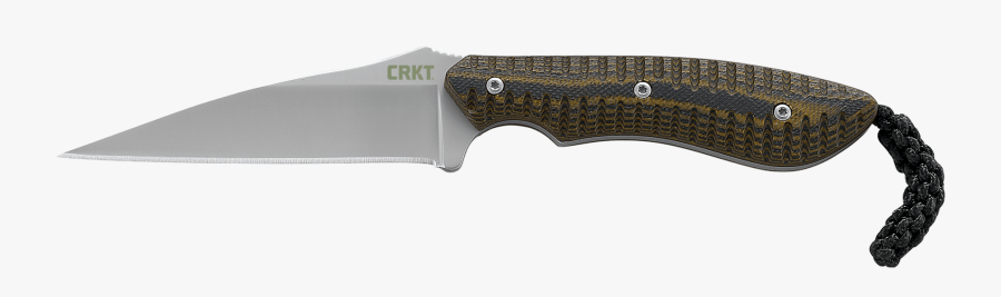 Clip Art Black And White Library Small Clip Edc - Fixed Blade Crkt Knives, Transparent Clipart