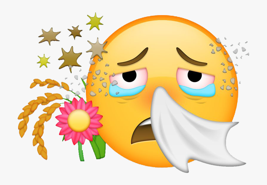 #ftestickers #allergy #allergyemoji #emoji #emotion - Allergy Emoji, Transparent Clipart