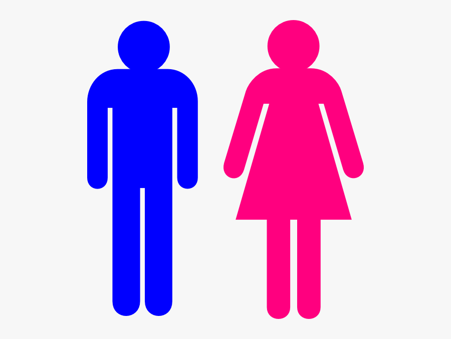 Toilet Signs With Arrows, Transparent Clipart