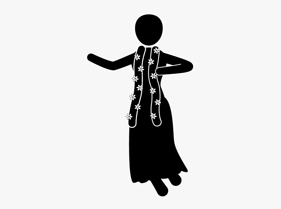 Pictogram Illustration Clip Art Dance Image - フラダンス ピクトグラム, Transparent Clipart