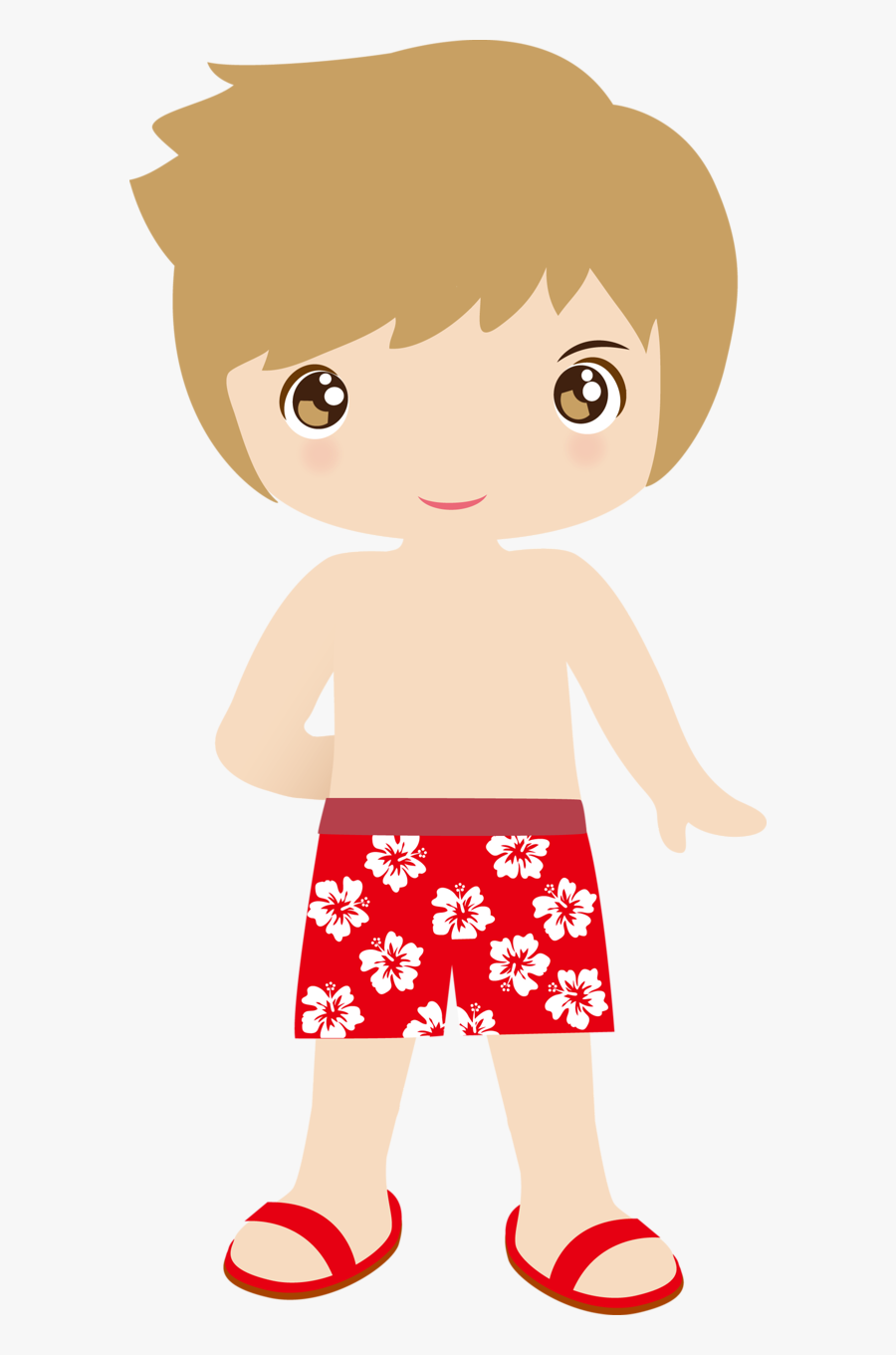 Transparent Hula Girl Clipart - Hawaiian Boy Clipart Png, Transparent Clipart