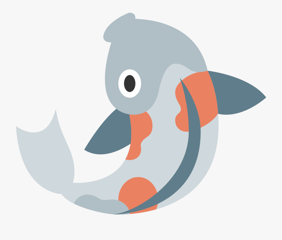 Koi Fish Swimming Gif Clipart , Png Download - Fish