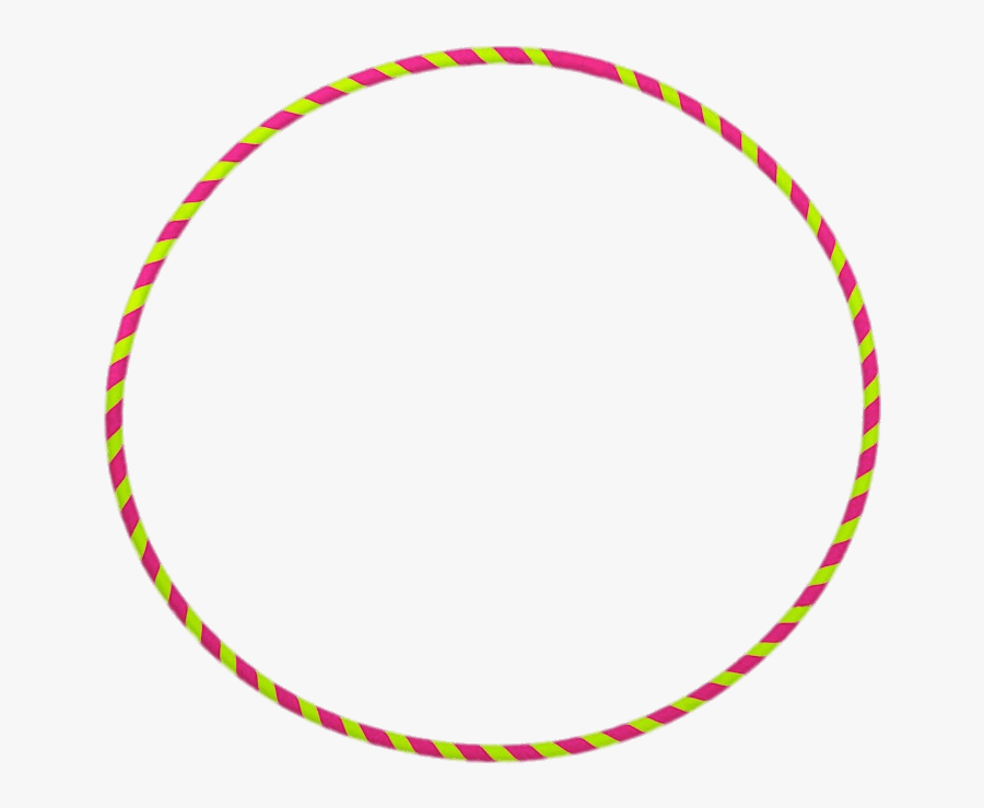 Pink And Yellow Hula Hoop - Hula Hoop Png, Transparent Clipart