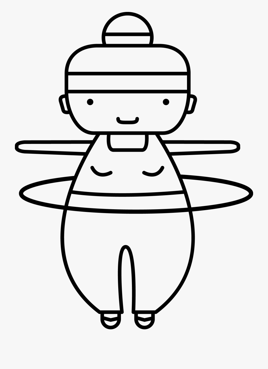 Hula Hoops Digital Stamp - Hula Hoop, Transparent Clipart