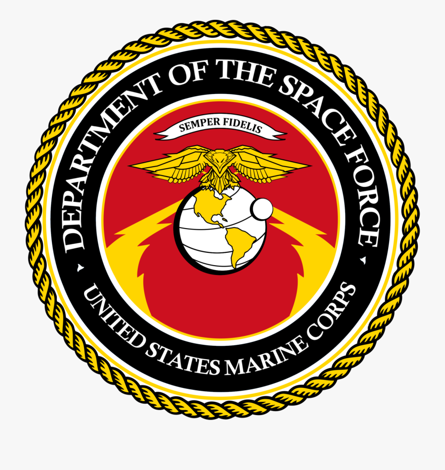 Marine Corp Emblem Clip Art - United States Space Corp, Transparent Clipart