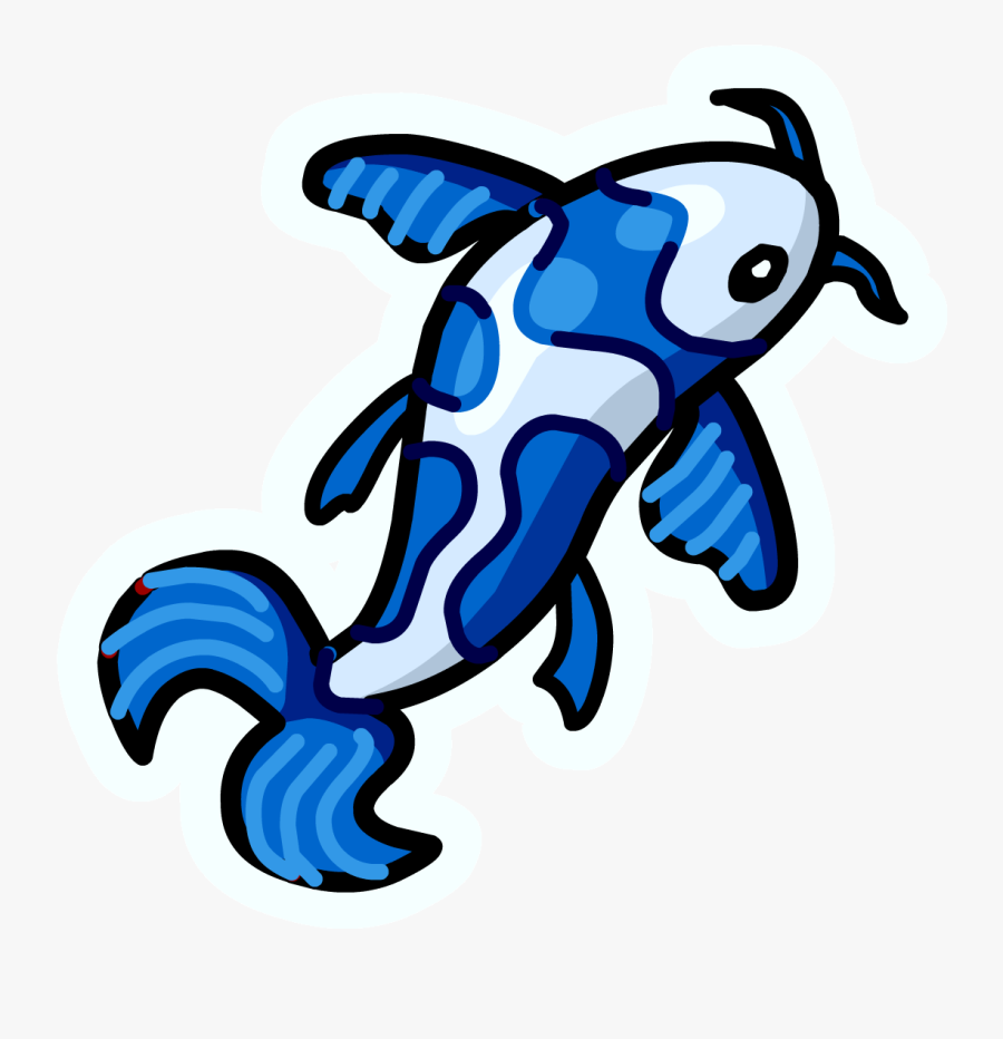 Transparent Koi Fish Png - Blue Koi Fish Png, Transparent Clipart