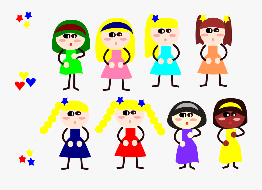 This Free Icons Png Design Of Girls-stickfigure - Portable Network Graphics, Transparent Clipart