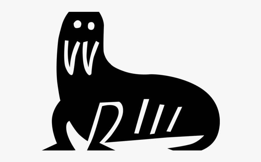 Tusk Clipart Marine Mammal, Transparent Clipart