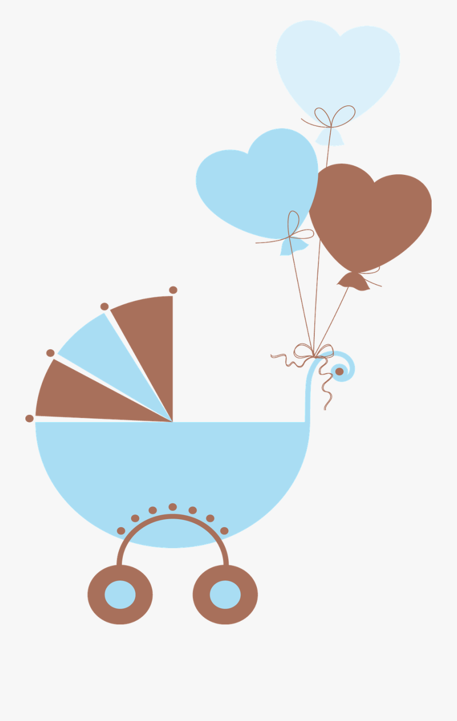 Baby Boy Carriage Clipart, Transparent Clipart
