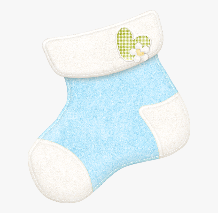 Socks Clipart Blue Item Boy - Sock, Transparent Clipart