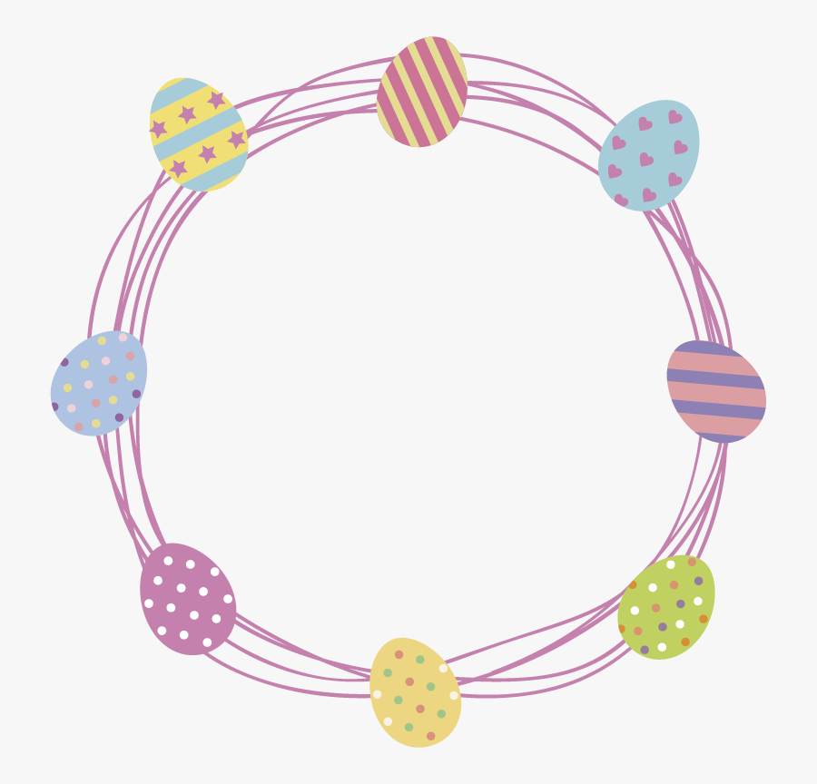 Easter Clipart Wreath, Transparent Clipart