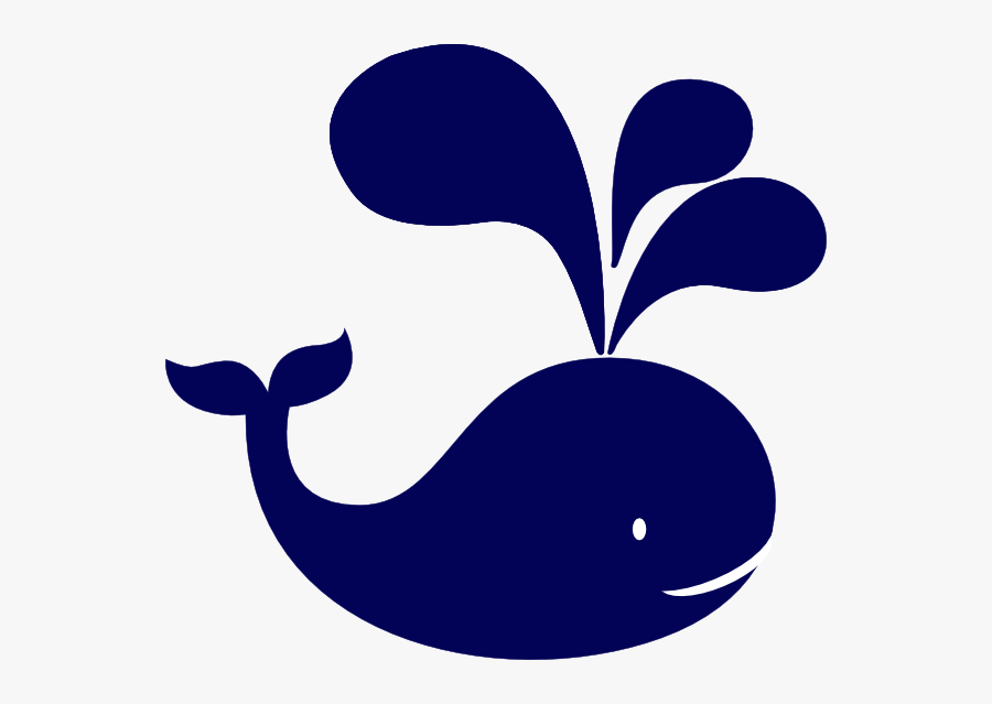Navy Whale Clip Art, Transparent Clipart