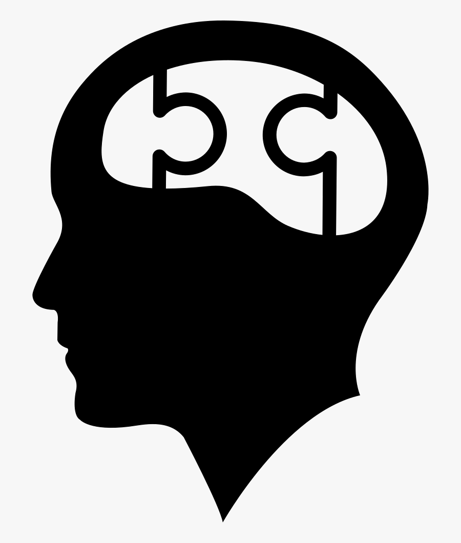 Bald Head With Puzzle Brain Comments - Brain Icon Png, Transparent Clipart