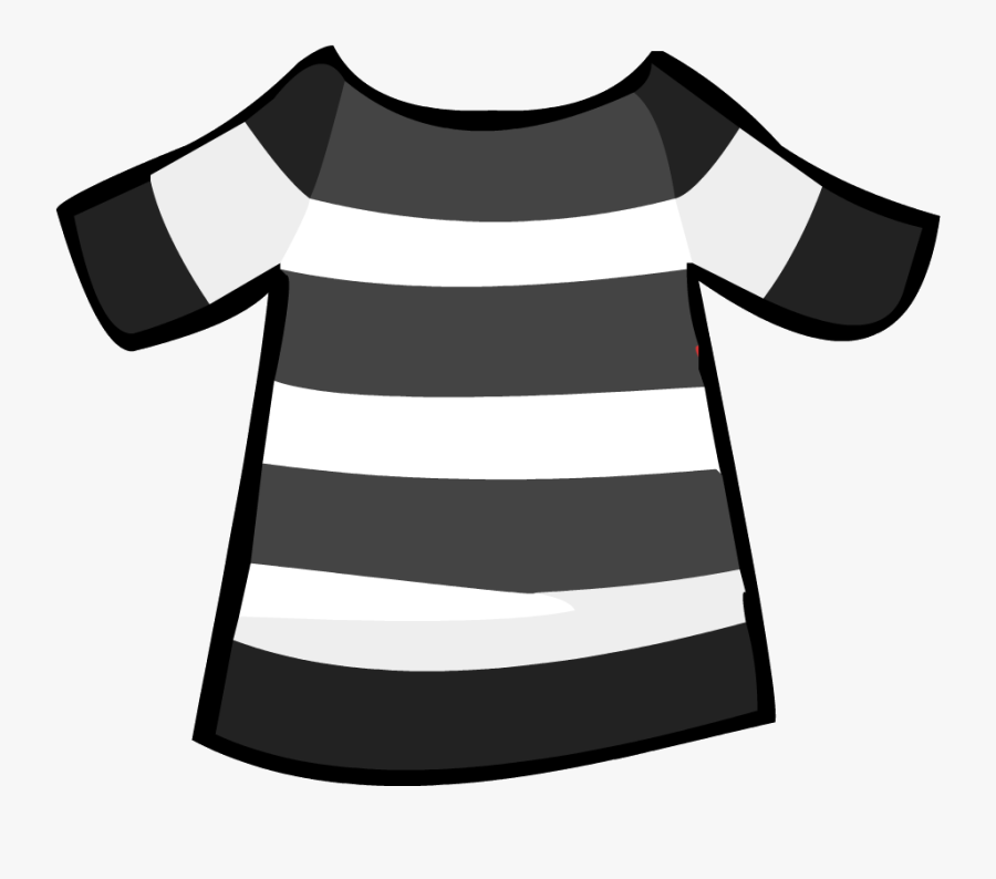 Sailor Clipart Striped Shirt - Black And White Striped Shirt Clip Art, Transparent Clipart